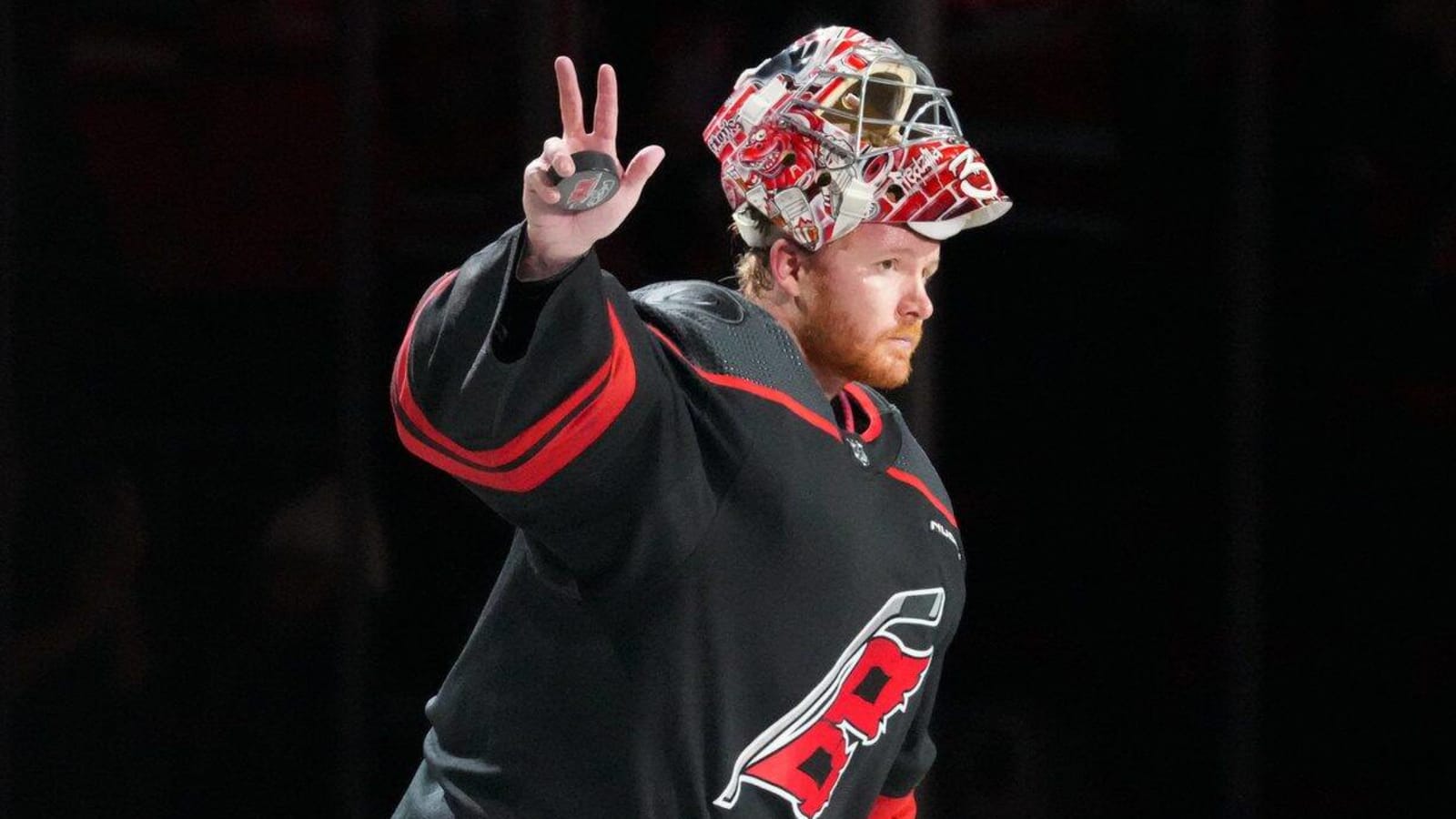 Hurricanes goaltender Freddy Andersen has been one of this year’s best comeback stories