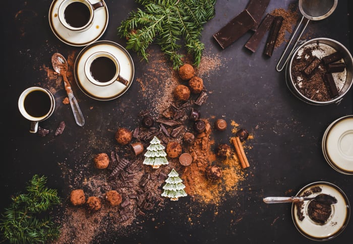 Gingerbread truffles