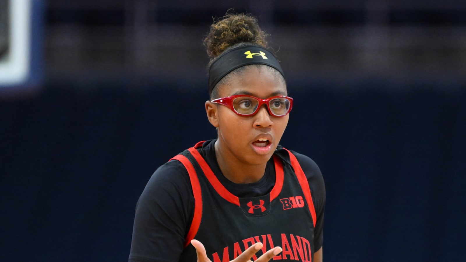 Maryland star Shyanne Sellers in good spirits after injury scare