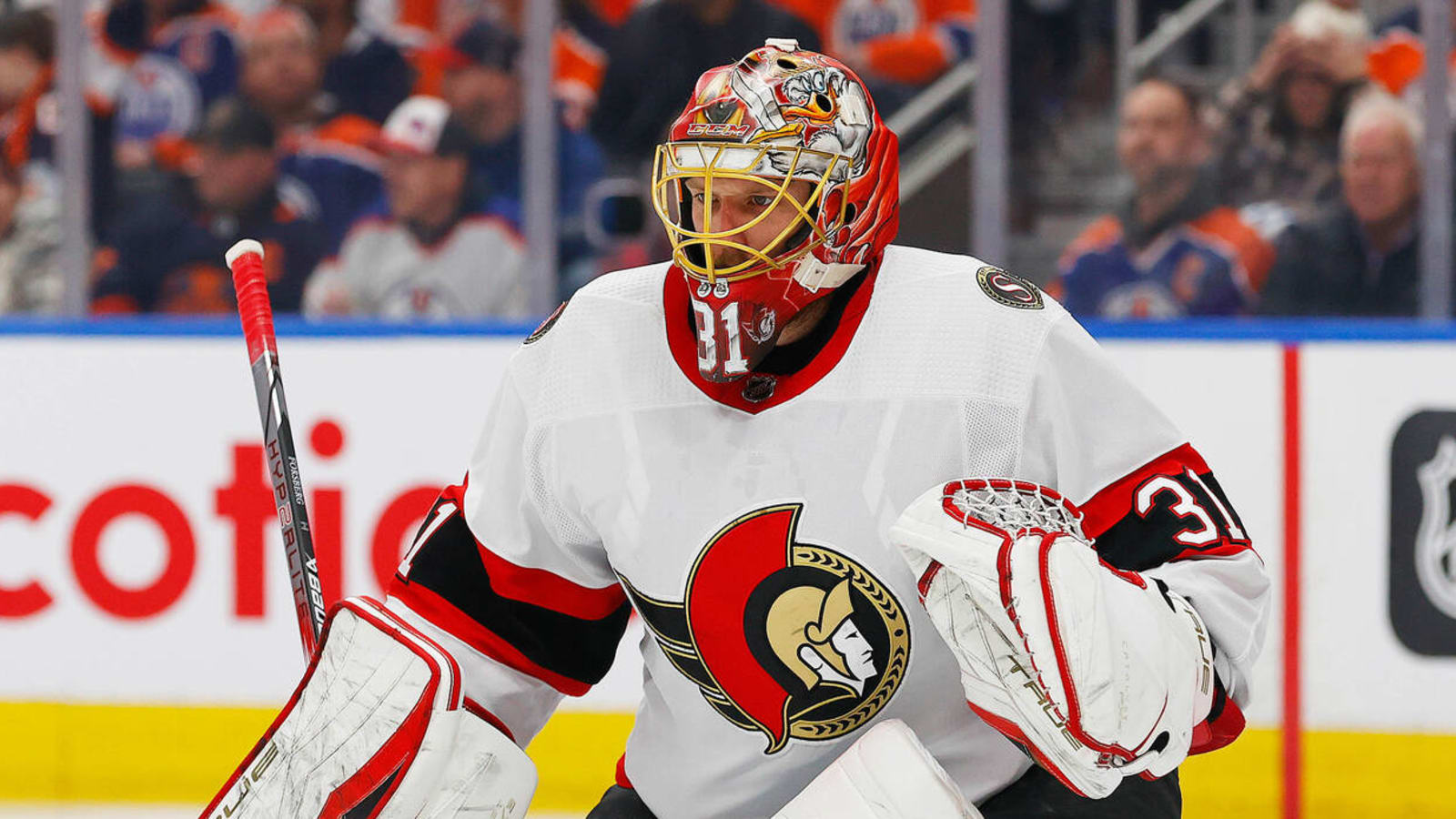 Senators get positive news on injured goaltender