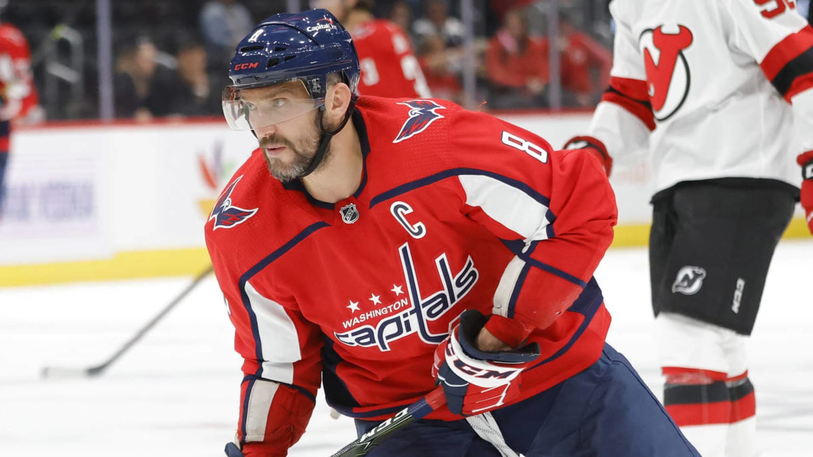 Alex Ovechkin practices, questionable to play vs. Rangers