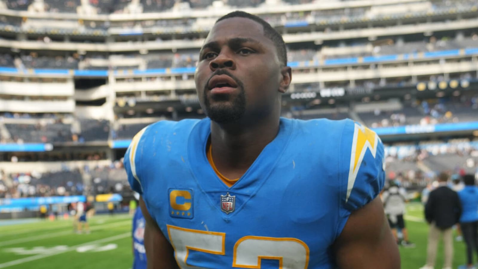 Khalil Mack records six sacks to help Chargers outlast Raiders