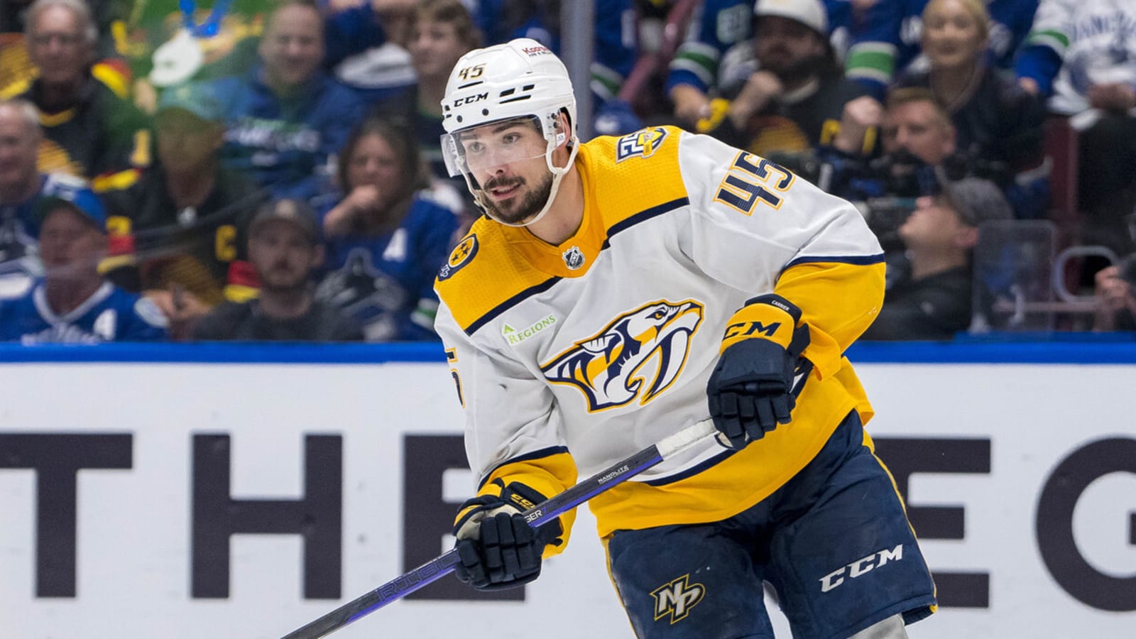 Report: Predators nearing agreement with Alexandre Carrier