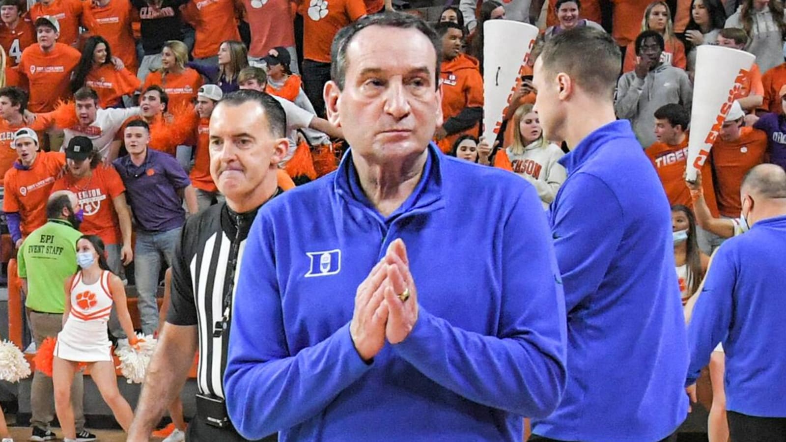 Jerry Seinfeld in attendance for Coach K's final home game