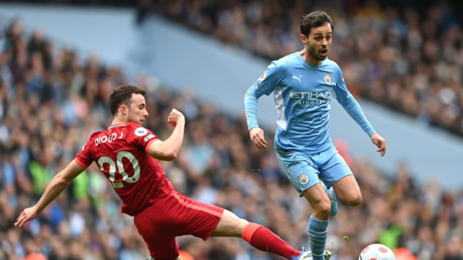 ‘For me…’ – Diogo Jota names the one Man City player he’d love to have as a Liverpool teammate