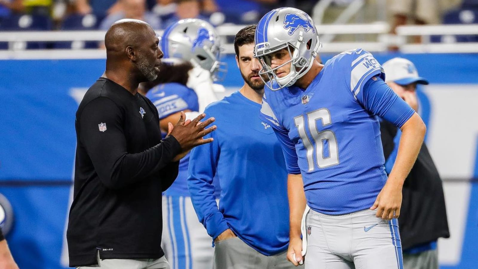 Jared Goff on Anthony Lynn: 'We have a great relationship'