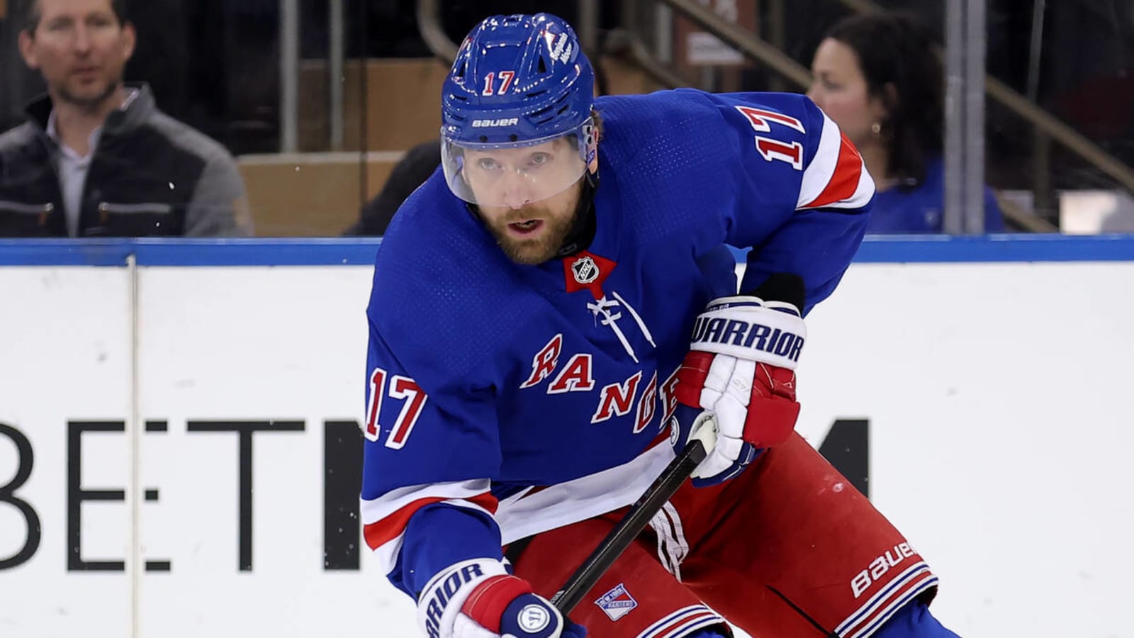 Rangers forward out for regular season due to leg injury