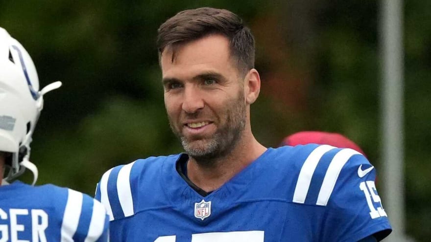 Joe Flacco being forced to start might be helpful for Colts