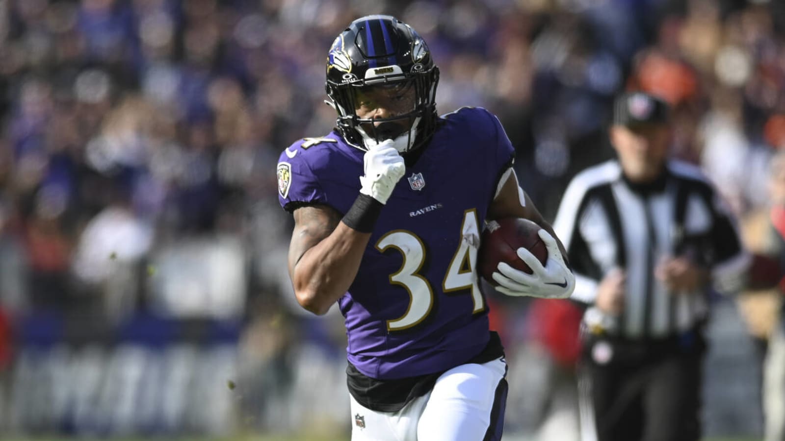 Why did Ravens stop using Keaton Mitchell in loss?