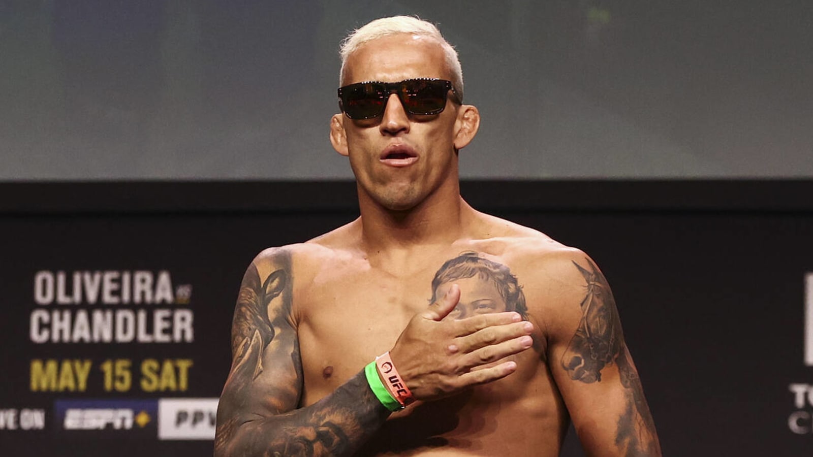 Charles Oliveira stripped of belt after missing weight