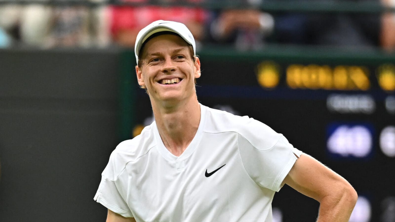 Jannik Sinner may have hit the shot of the tournament at Wimbledon