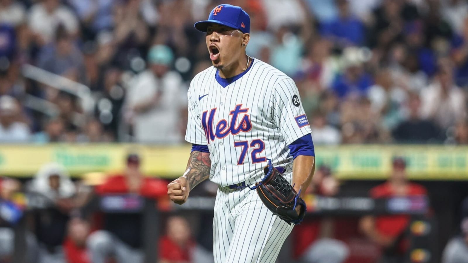 Mets’ breakout relief pitcher dealing with forearm tightness