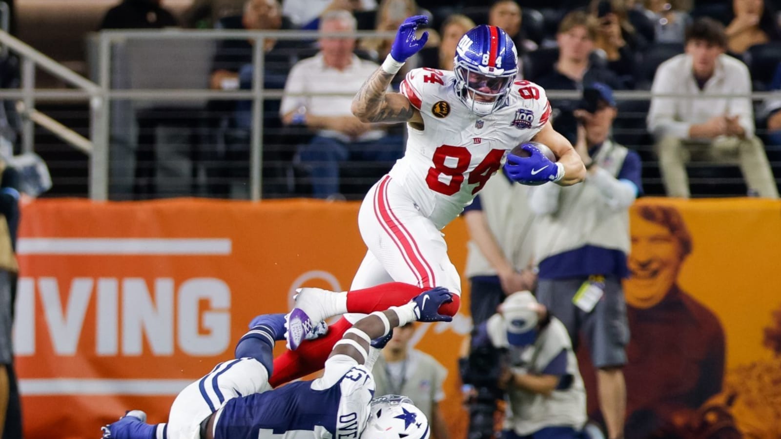 Giants’ rookie tight end undergoes season-ending foot surgery