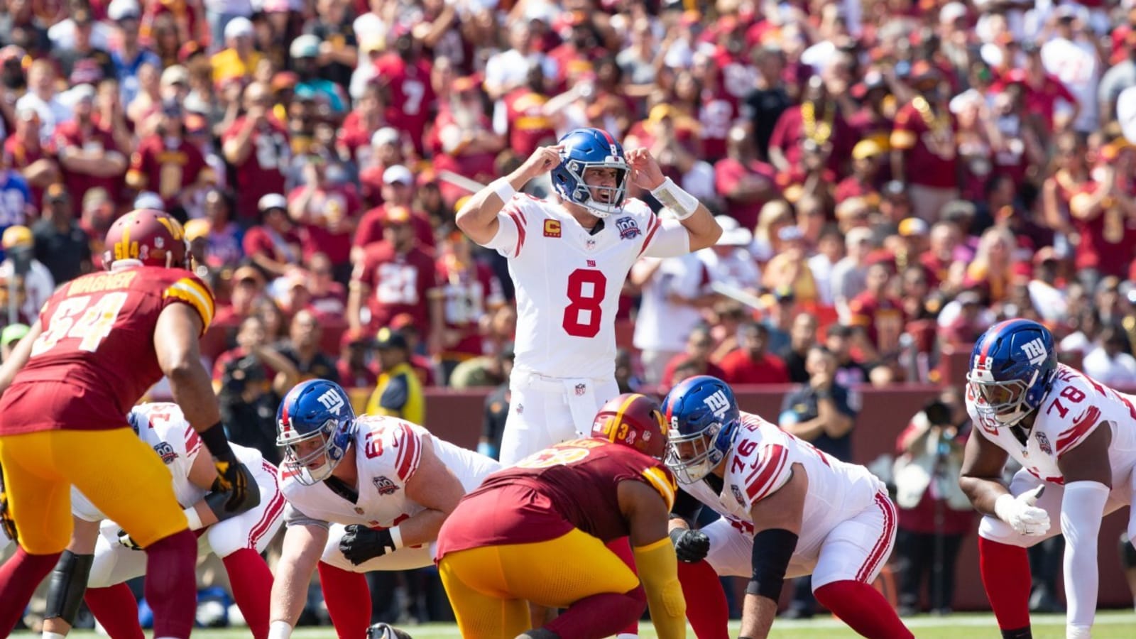 The Giants’ offensive line is showing major progress