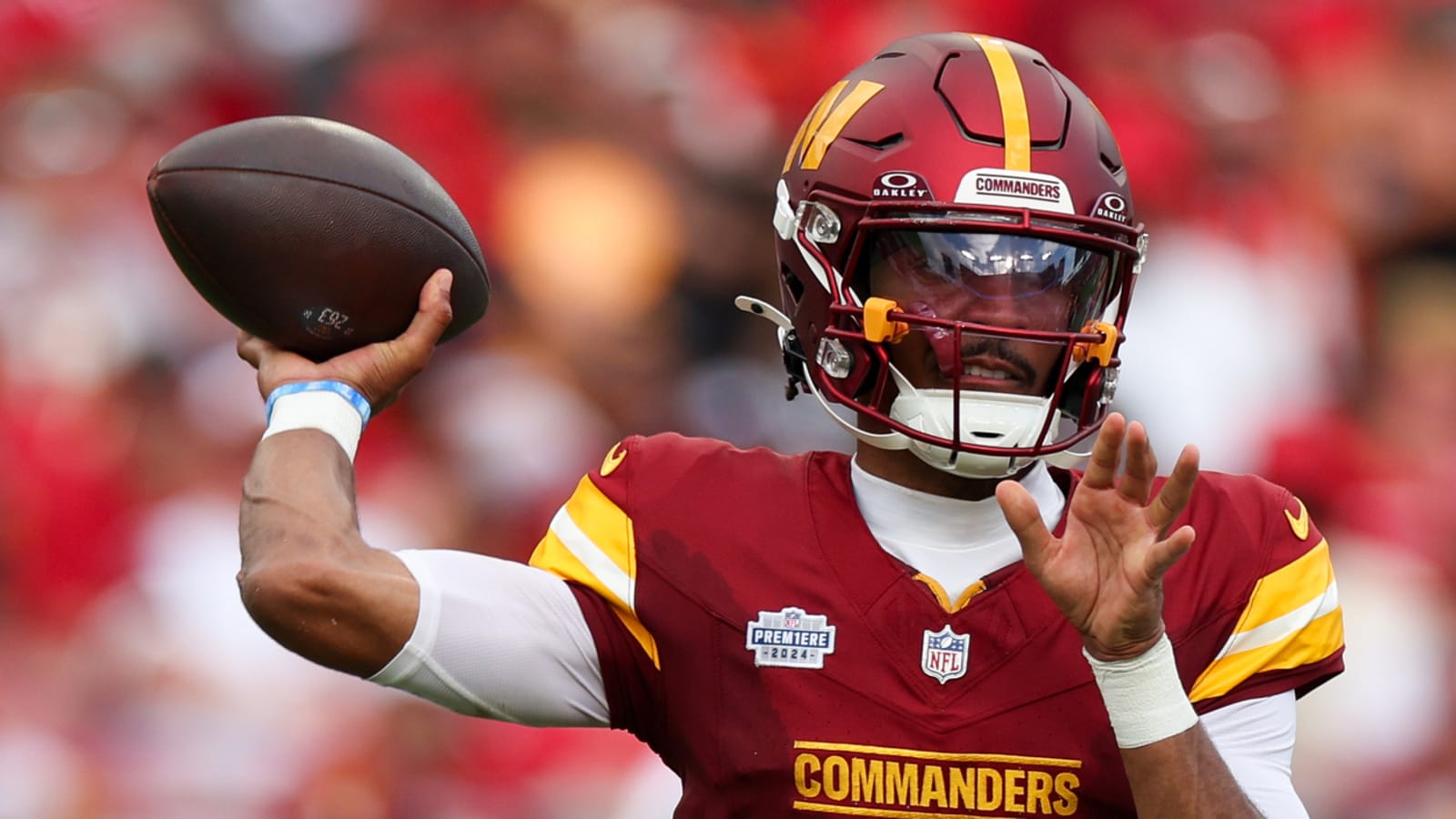 Commanders OC explains how Jayden Daniels turned terrible play call into TD