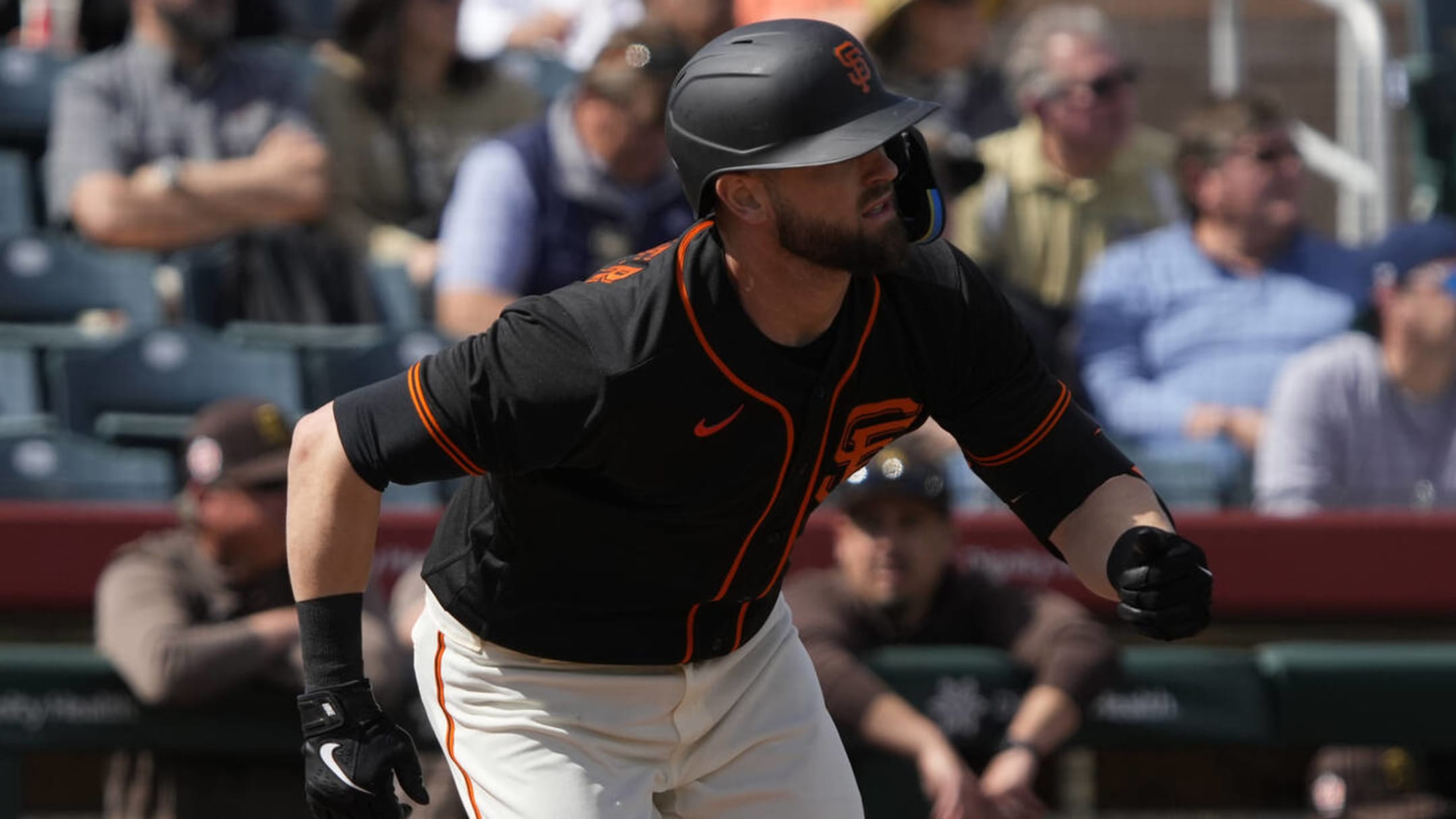 Giants' Mitch Haniger uncertain for Opening Day with oblique strain