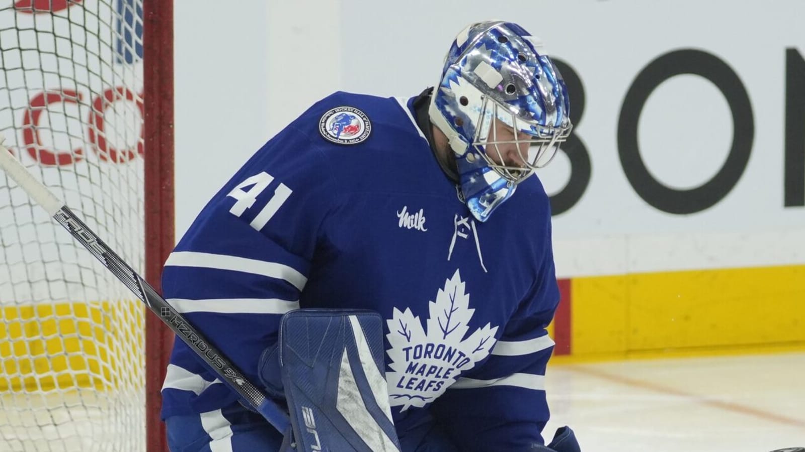 Maple Leafs place Anthony Stolarz on injured reserve with lower-body injury