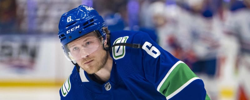 Canucks' Brock Boeser out with blood clotting issue
