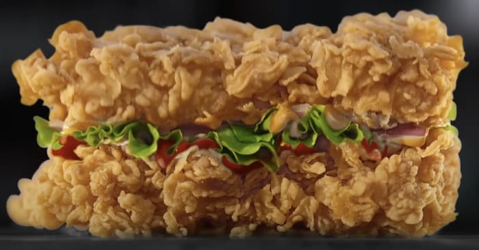 KFC Double Down Sandwich
