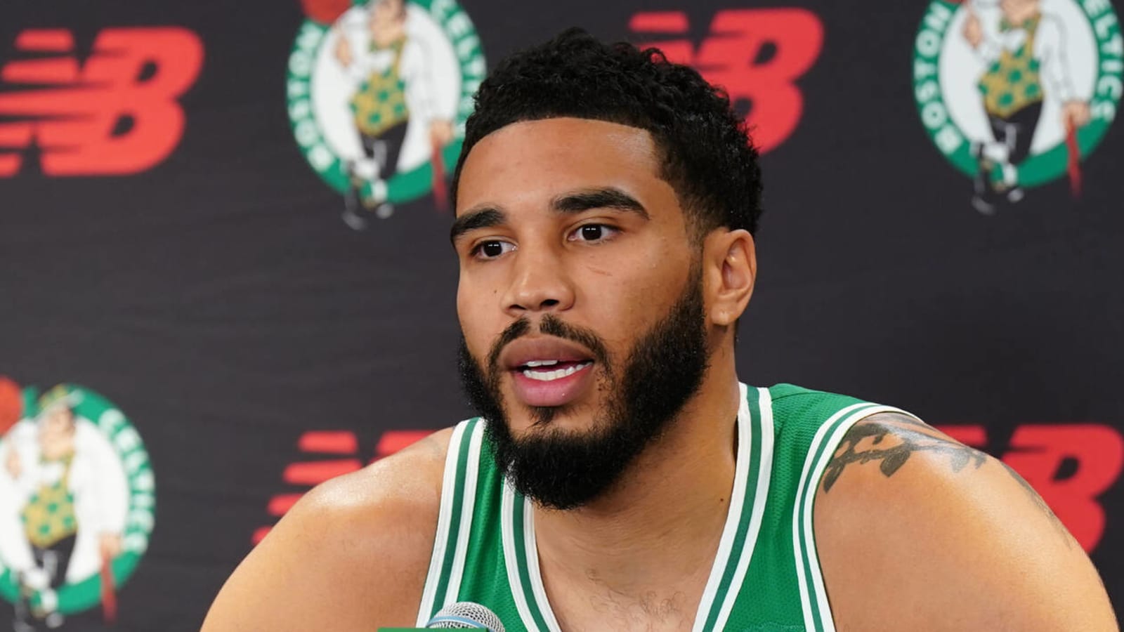 Jayson Tatum: 'I didn't even belong' in photo with Celtics legends at  All-Star