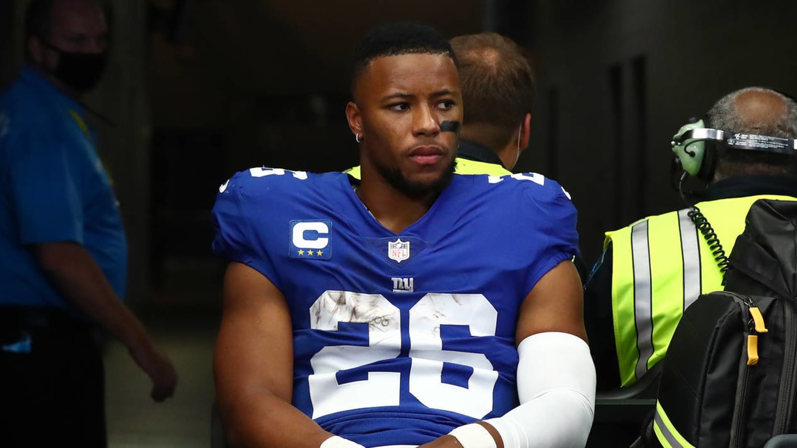 Report: Saquon Barkley's ankle not healing as quickly as hoped