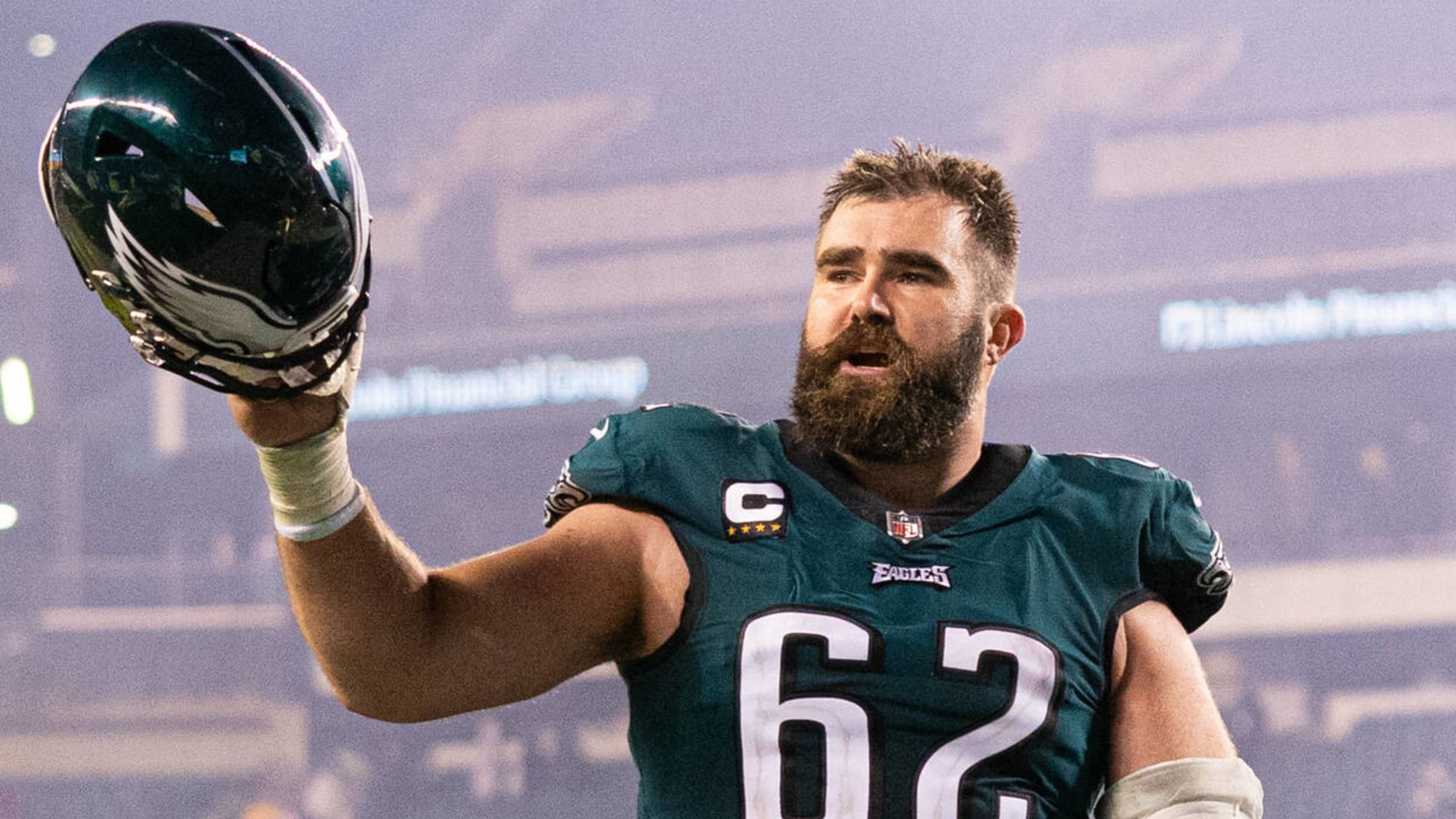 Eagles' Jason Kelce hopes for hot dog eating competition, drinking