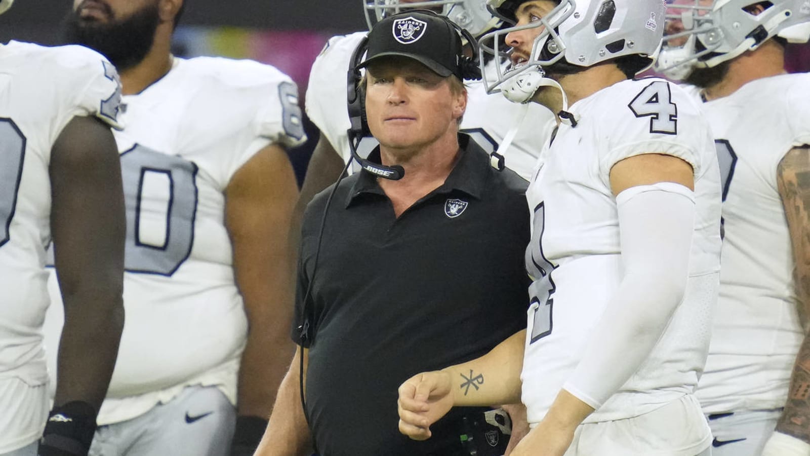 Mark Davis made final call on Jon Gruden working Bears game?