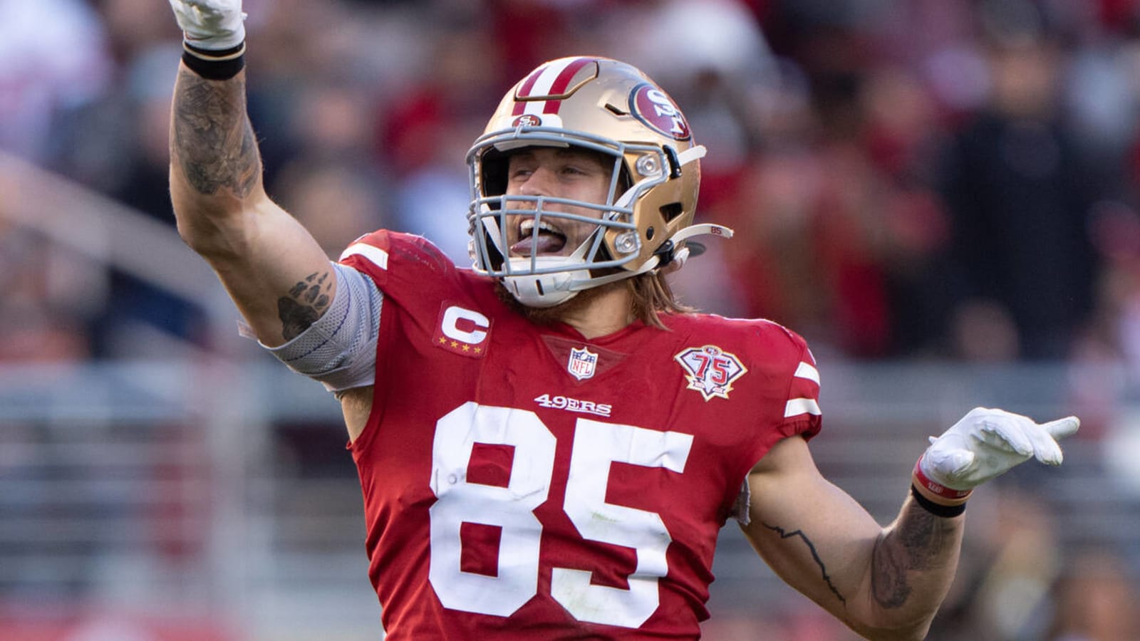 49ers AllPro TE Kittle campaigns for two bye weeks Yardbarker