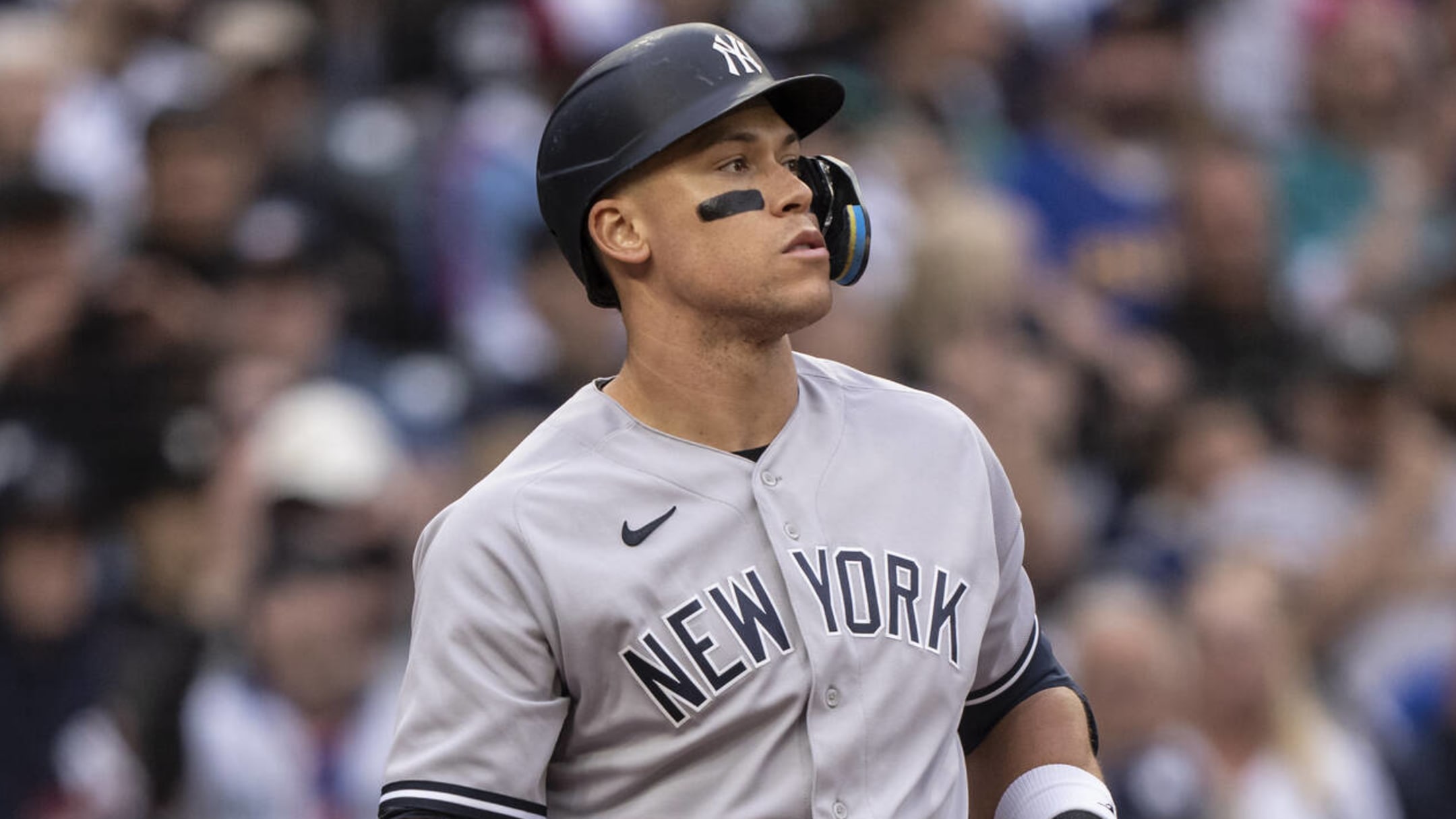 Talkin' Yanks on X: Aaron Judge in a Brooklyn Nets baseball uniform via @ MLB  / X