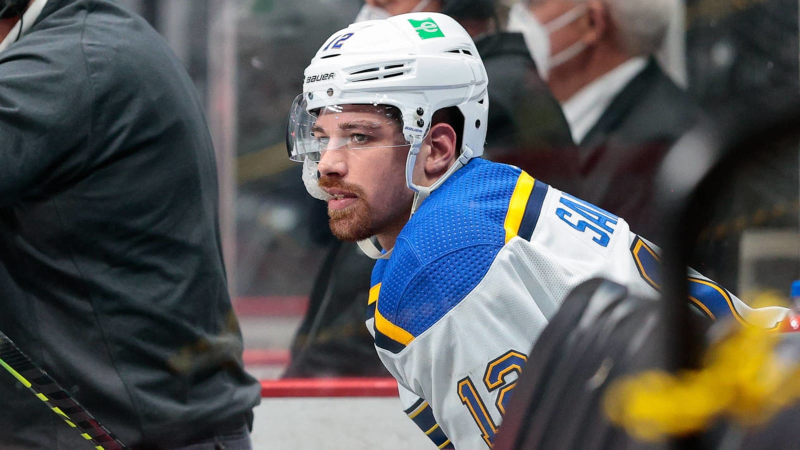 Blues trade Zach Sanford to Senators for Logan Brown, 2022 pick