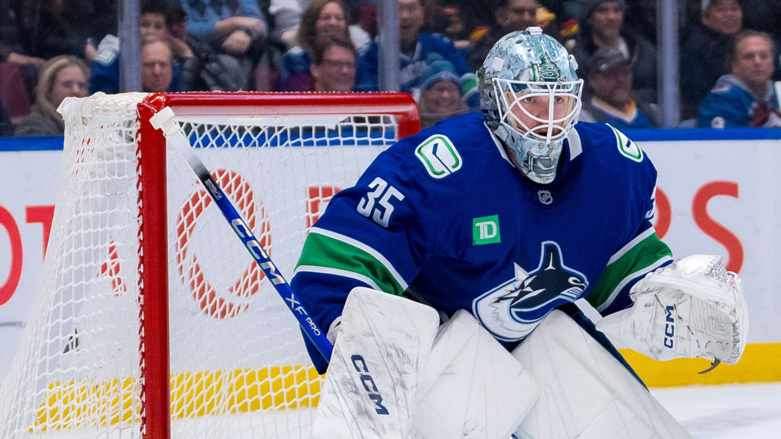 Canucks starting goaltender out week-to-week