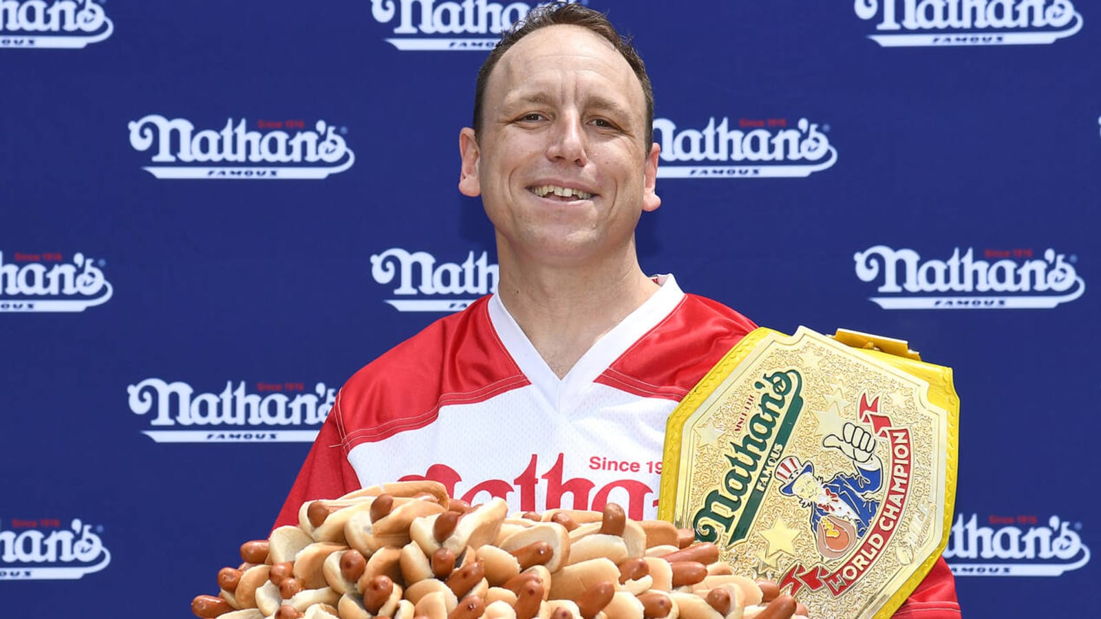 Joey Chestnut Eats 62 Hot Dogs to Claim 16th Title in Nathan's