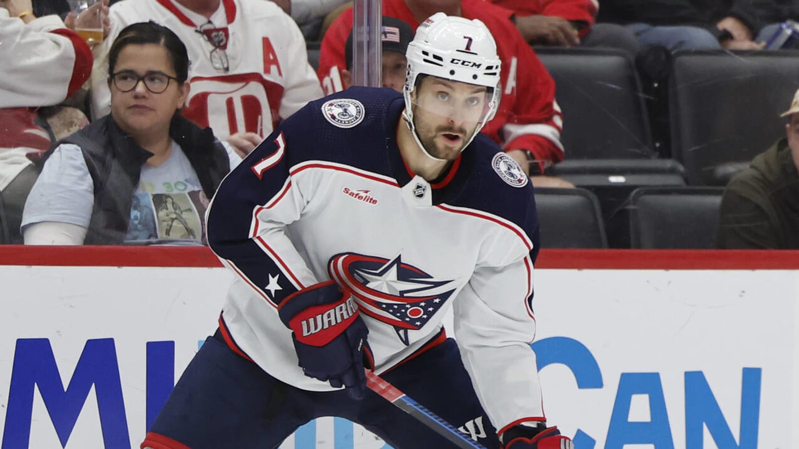 Blue Jackets forward out week to week with lower-body injury