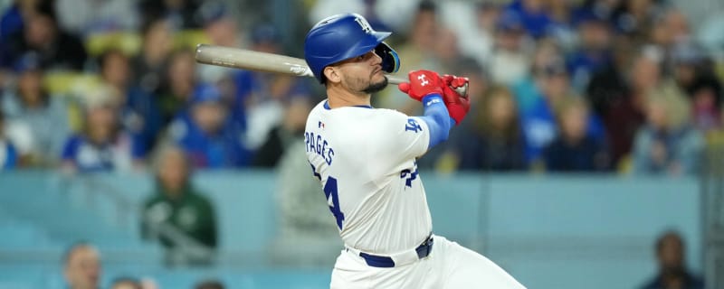 Dodgers rookie outfielder going through first slump in majors