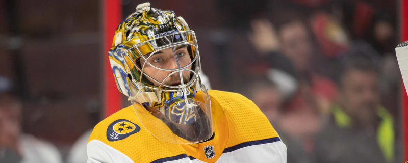 HAVE YOURSELF A NIGHT JUUSE SAROS! The @predsnhl All-Star becomes just the  second goaltender in NHL history to record 64+ saves in a game…