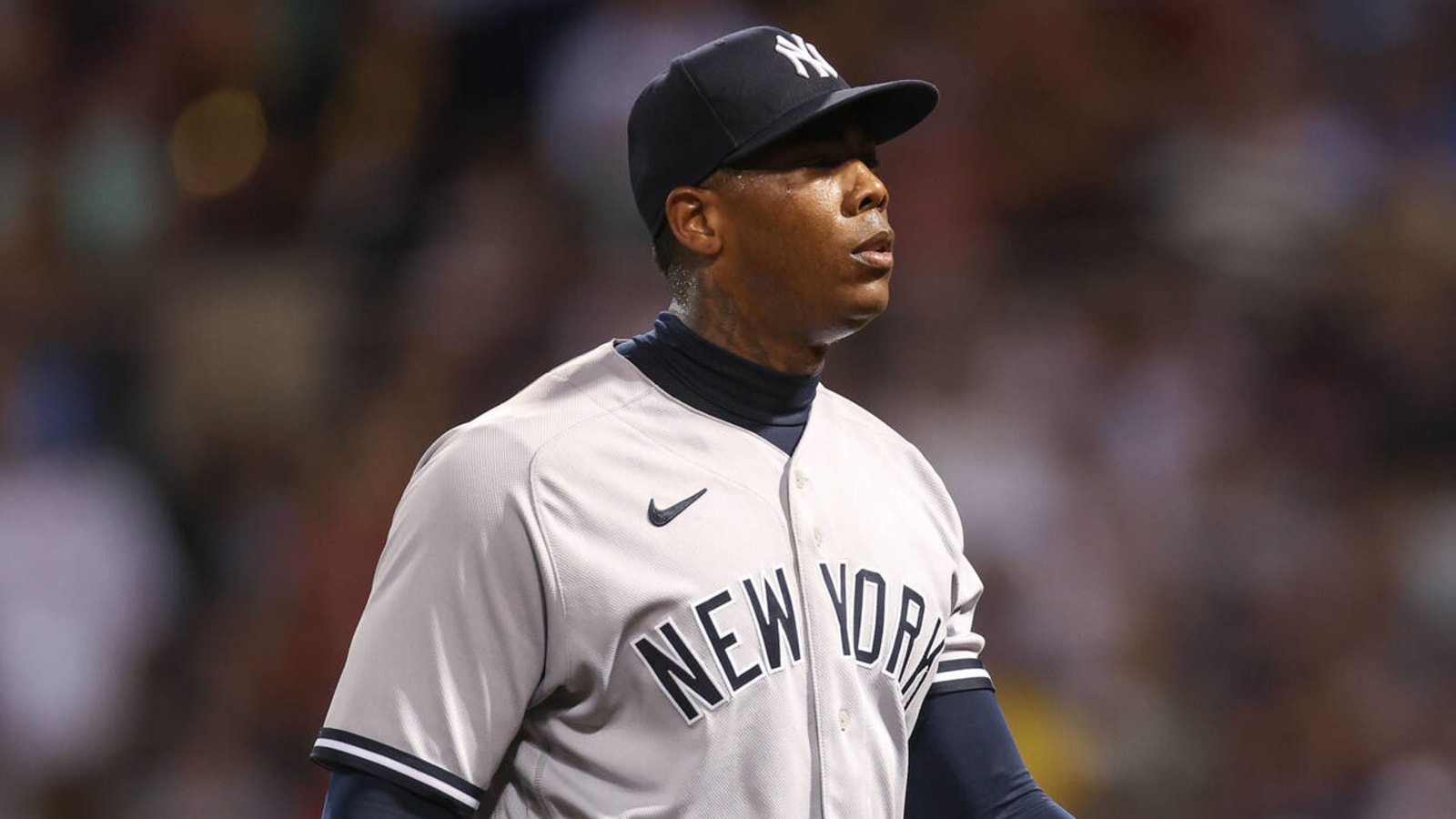 New relief pitcher Aroldis Chapman 'excited' to join contending