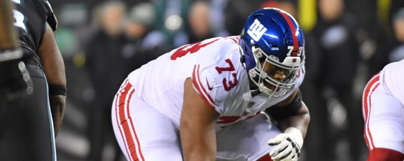 Giants running back Saquon Barkley gushes over rookie tackle Evan