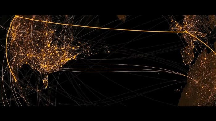 The end credits to 'Rise of the Planet of the Apes'