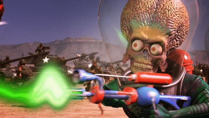 The “Mars Attacks” Martians