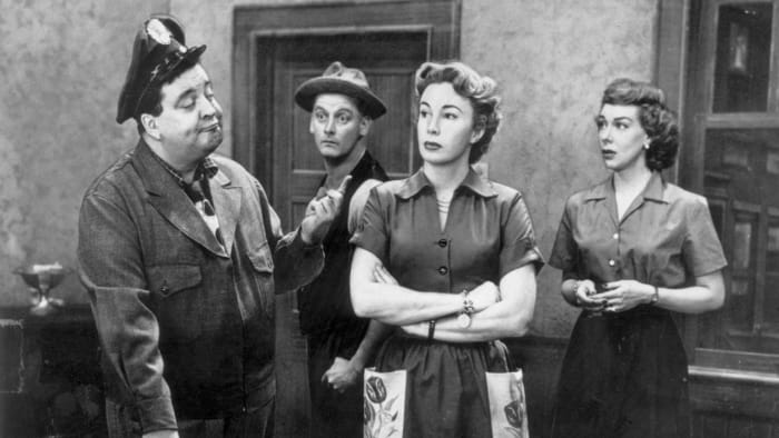 Alice Kramden and Trixie Norton from "The Honeymooners"