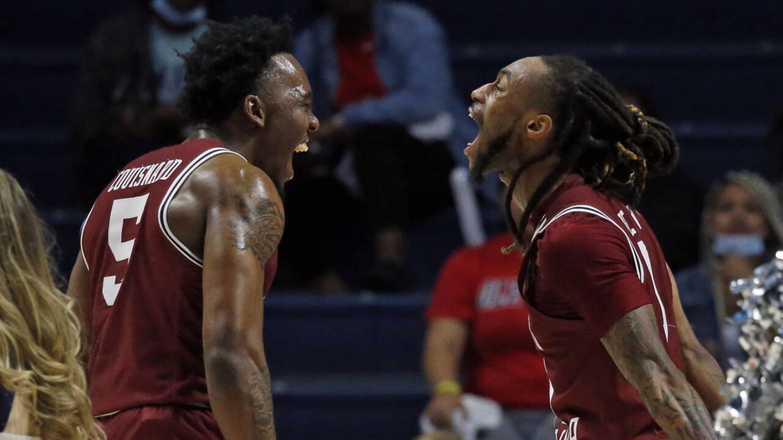 S. Carolina beats Ole Miss with last-second half-court heave in OT