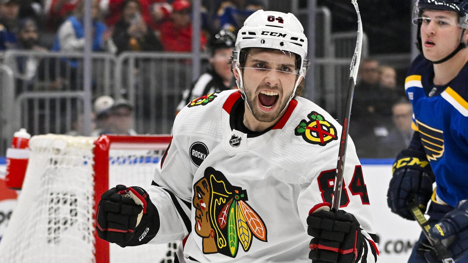 Recap: Slaggert tallies first goal as Blackhawks fall to Blues 5–2