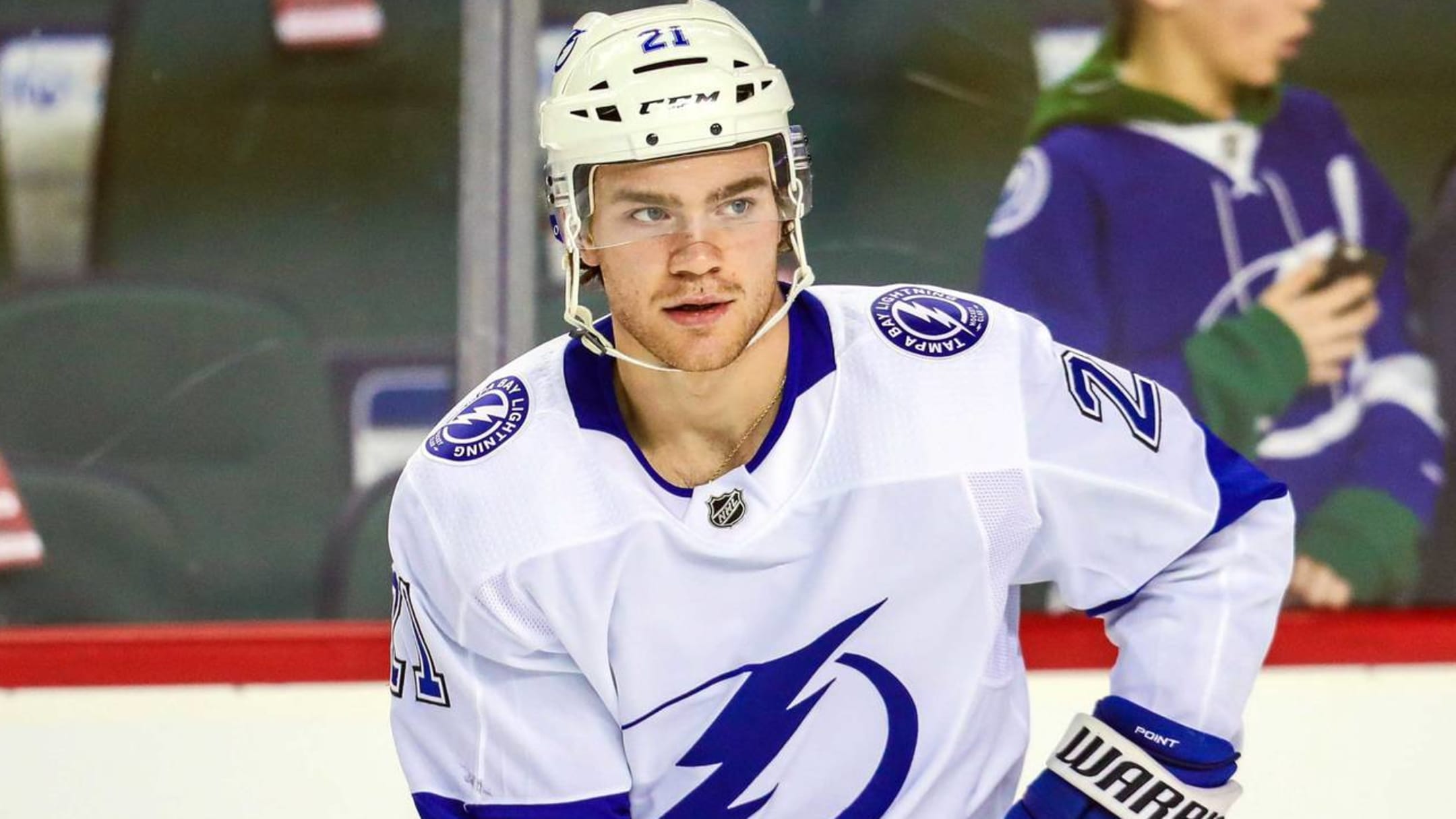 Nikita Kucherov: Lightning star clobbered by Brayden Schenn