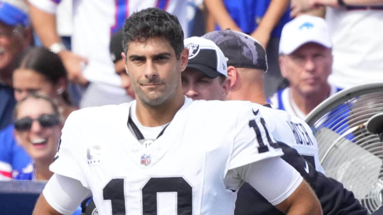 Antonio Pierce shares how Jimmy Garoppolo reacted to benching