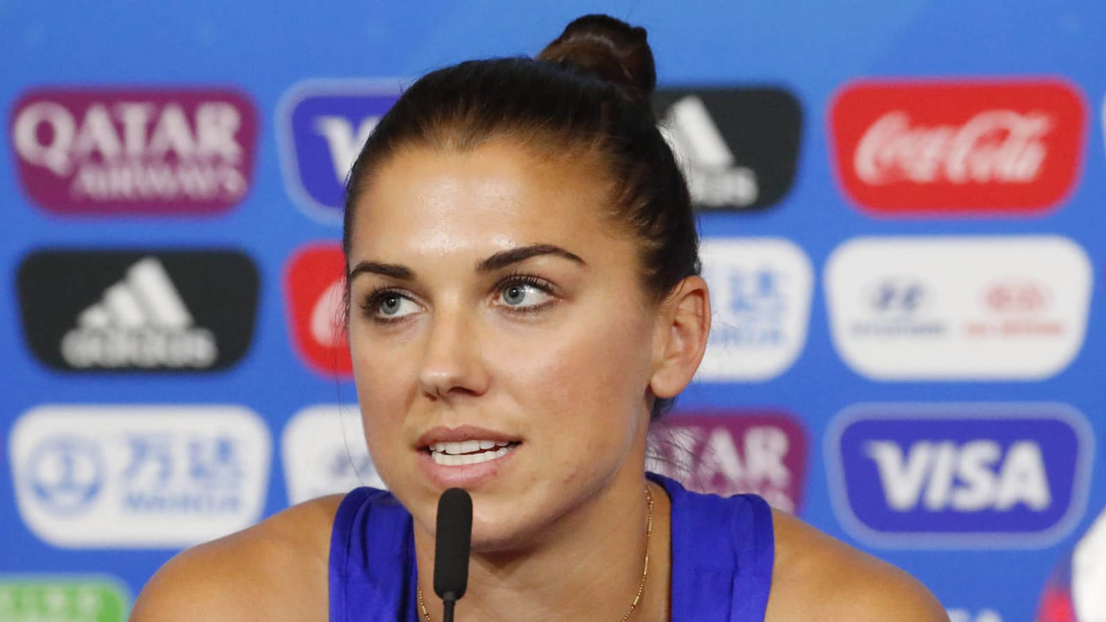 Alex Morgan breaks out ‘sipping tea’ celebration after goal against England