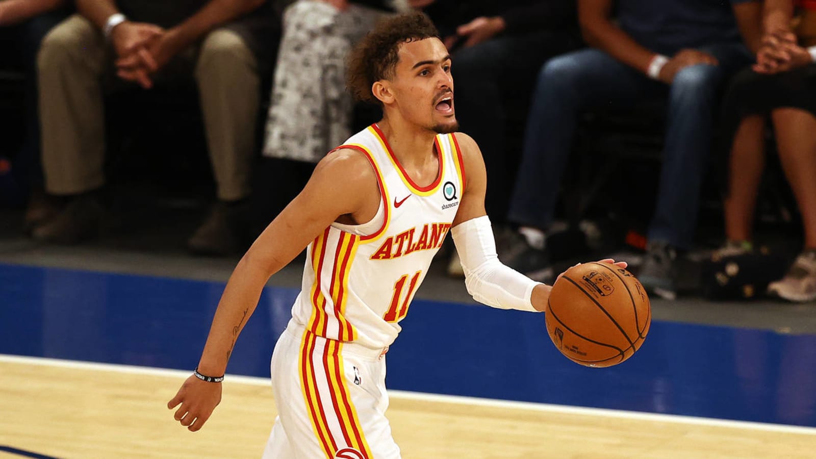 Knicks indefinitely ban fan who spit on Trae Young