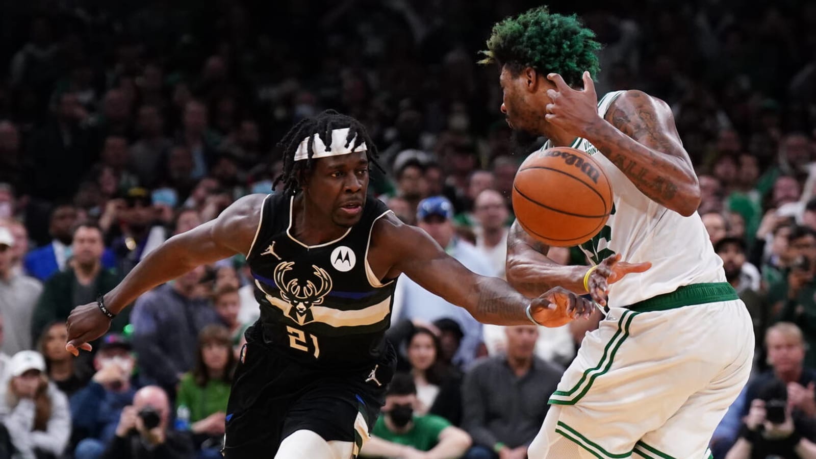 Marcus Smart got owned by Jrue Holiday at end of Game 5
