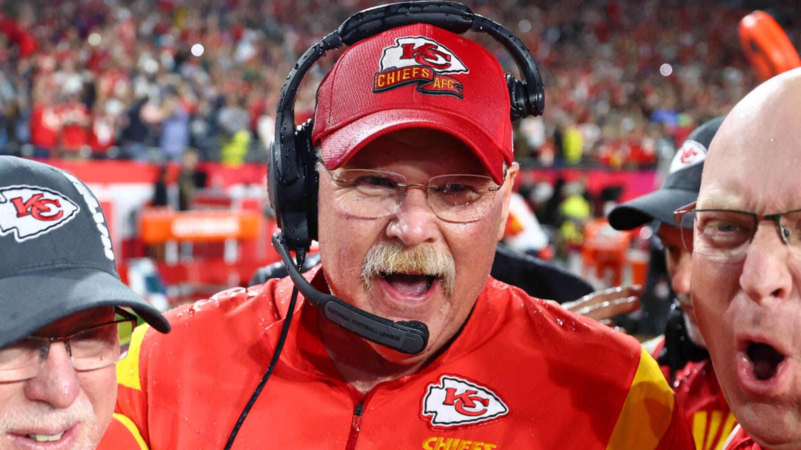 Andy Reid had great quote about how he celebrated Super Bowl win
