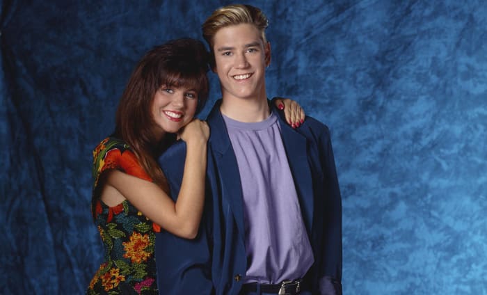 Zack Morris and Kelly Kapowski ('Saved by the Bell')