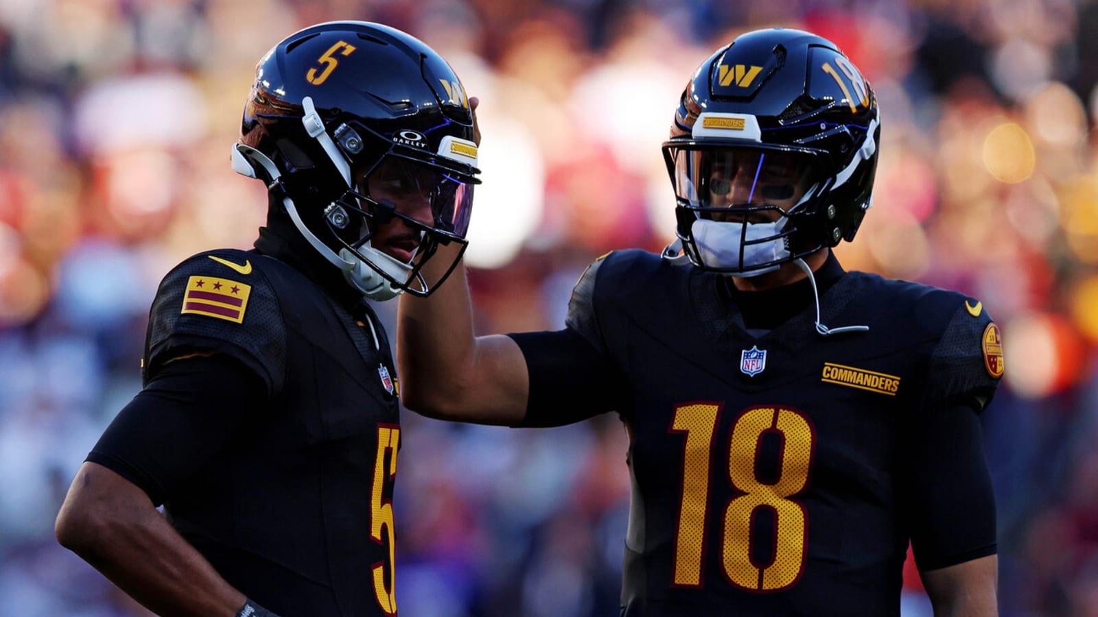 Commanders WR shares how Marcus Mariota has helped Jayden Daniels